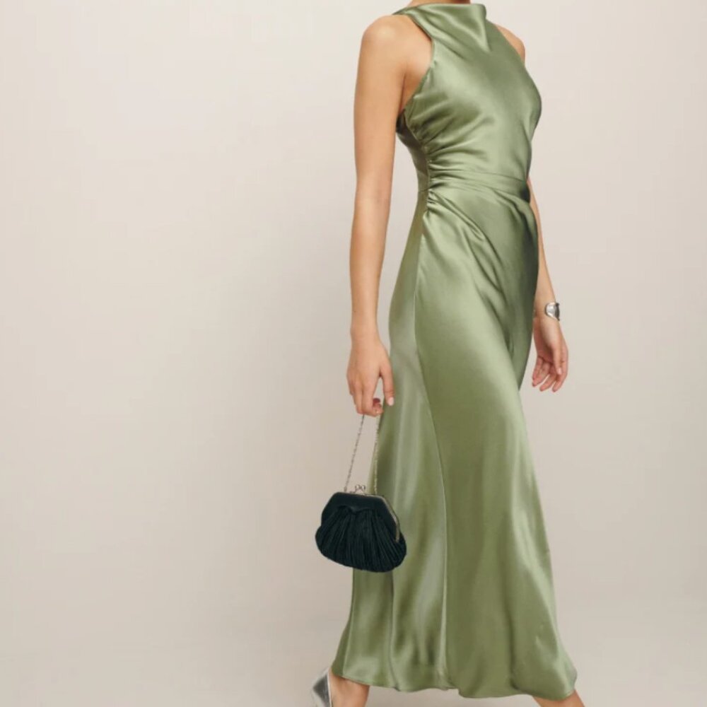 Reformation Casette Silk Dress - New With Tags, Never Worn